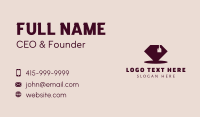 Diamond Tea Bag Business Card Design