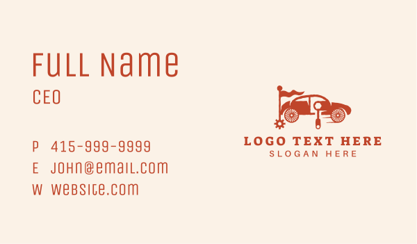 Car Mechanic Garage Business Card Design Image Preview