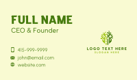 Sustainable Eco Tree Business Card Design