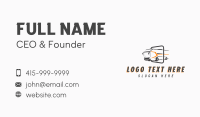 Tour Bus Transportation Business Card Design