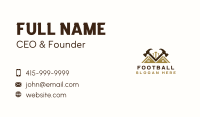 Home Hammer Carpentry Business Card Image Preview