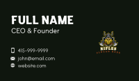 Barbarian Viking Warrior Business Card Image Preview