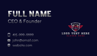 Wing Shield Car Business Card Design