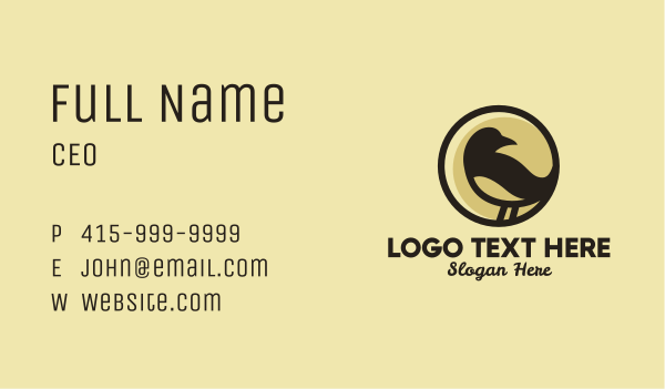 Brown Sparrow Bird  Business Card Design Image Preview