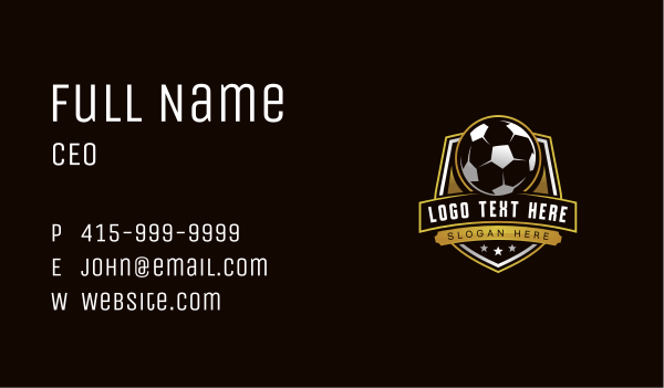 Soccer Football Athlete Business Card Design Image Preview