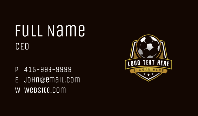 Soccer Football Athlete Business Card Image Preview