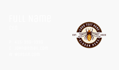Bee Wings Honeycomb Business Card Image Preview