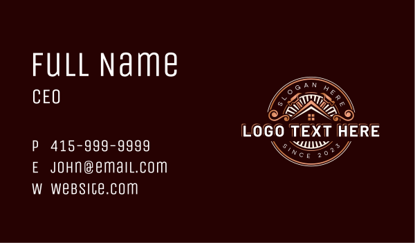 Hammer Renovation Construction Business Card Design Image Preview