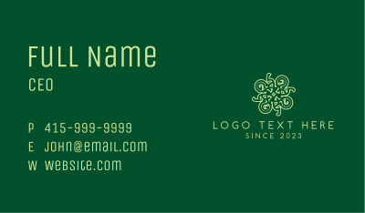Intricate Celtic Decoration Business Card Image Preview