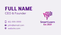 Geometric Brain Scribble Business Card Image Preview