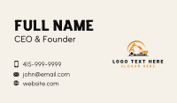 Log Loader Construction Machine Business Card Image Preview
