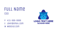 Blue Pet Dog Business Card Image Preview