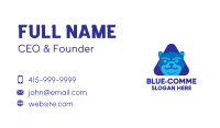 Blue Pet Dog Business Card Image Preview