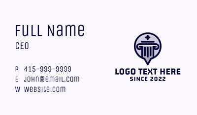 Chat Bubble Column Business Card Image Preview