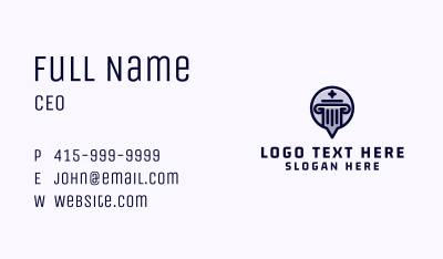 Chat Bubble Column Business Card Image Preview