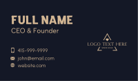 Jewel Emblem Wordmark Business Card Design
