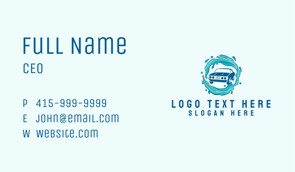 Car Wash Detailing  Business Card Design Image Preview