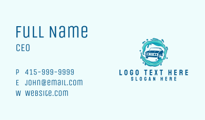 Car Wash Detailing  Business Card Image Preview