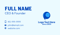 Messaging Chat Bubble Business Card Image Preview