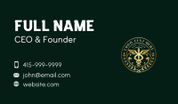 Elegant Health Medical Caduceus Business Card Design