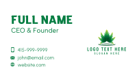 Cannabis Weed Leaf  Business Card Image Preview