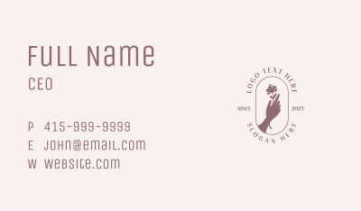 Flower Beauty Spa  Business Card Image Preview