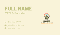 Rainbow Marijuana Hippie Business Card Image Preview