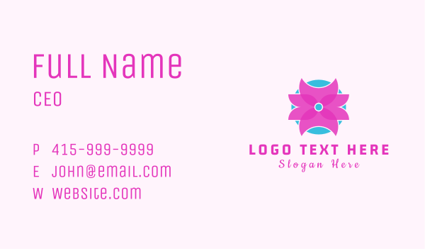 Feminine Floral Scent Business Card Design Image Preview