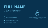 Human Water Droplet Business Card Image Preview