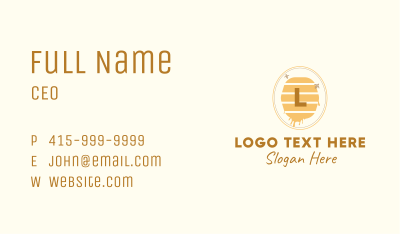Honey Beehive Letter Business Card Image Preview
