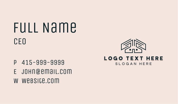 Real Estate Roof Realty Business Card Design Image Preview