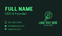 Green Natural Bird Business Card Preview