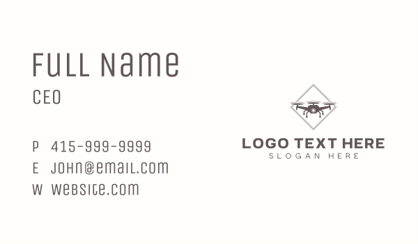 Drone Photography Videography Business Card Design Image Preview