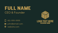 Cube Package Logistics Business Card Design