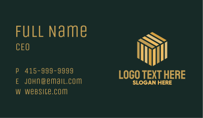 Cube Package Logistics Business Card