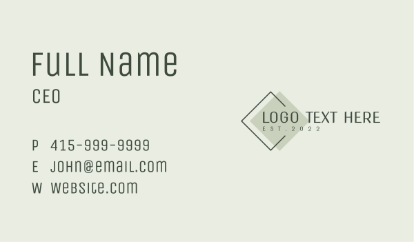 Elegant Boutique Apparel  Business Card Design Image Preview