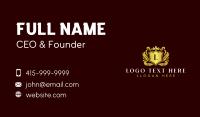 Elegant Premium Shield Business Card Image Preview