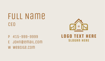 Rustic House Nature Business Card Image Preview