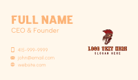 Skull Mohawk Rockstar Business Card Preview