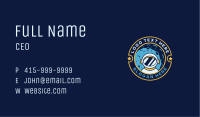 Moon Astronaut Mascot Business Card Image Preview