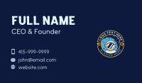 Moon Astronaut Mascot Business Card Design