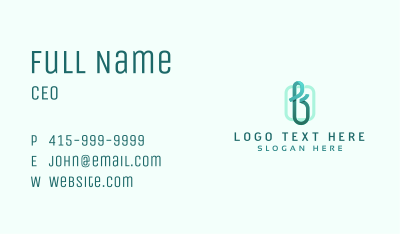 Craft Startup Letter F Business Card Image Preview