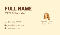 Beautiful Woman Salon Business Card Image Preview