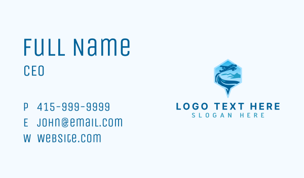 Travel Plane Flight Business Card Design Image Preview