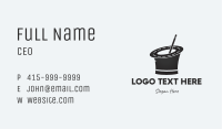 Road Magician Hat Business Card Image Preview