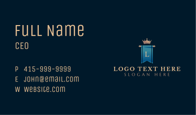 Royal Crown Banner Business Card Image Preview