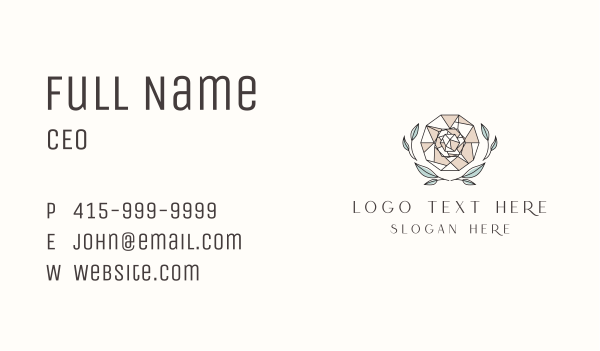 Gemstone Crystal Jewelry Business Card Design Image Preview