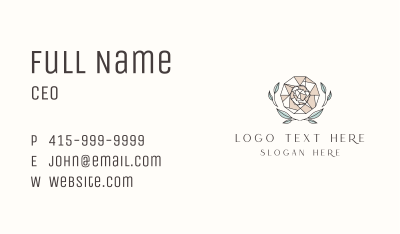 Gemstone Crystal Jewelry Business Card Image Preview