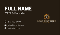 Premium Crest Crown Business Card Image Preview