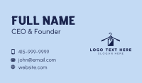 Garment Clothing Hanger Business Card Design